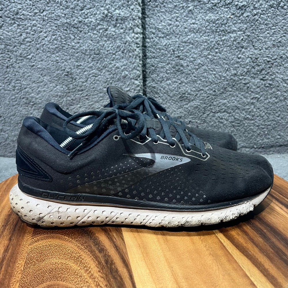 Brooks Glycerin Running Shoes Men's Size Black Athletic‎ Sneakers NO INSOLES